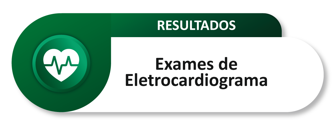 Botão Resultados de Exames de Eletrocardiograma